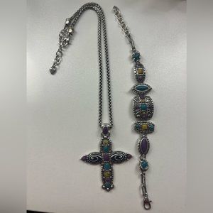 Bracelet and necklace set by Brighton